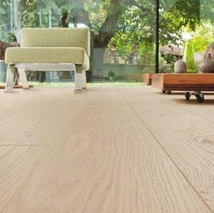 Паркетная доска Haro 4000 Series Top connect Пуро снежный, Саваж Дуб Кантри с брашью (Текстурированная) 2200х180 мм.