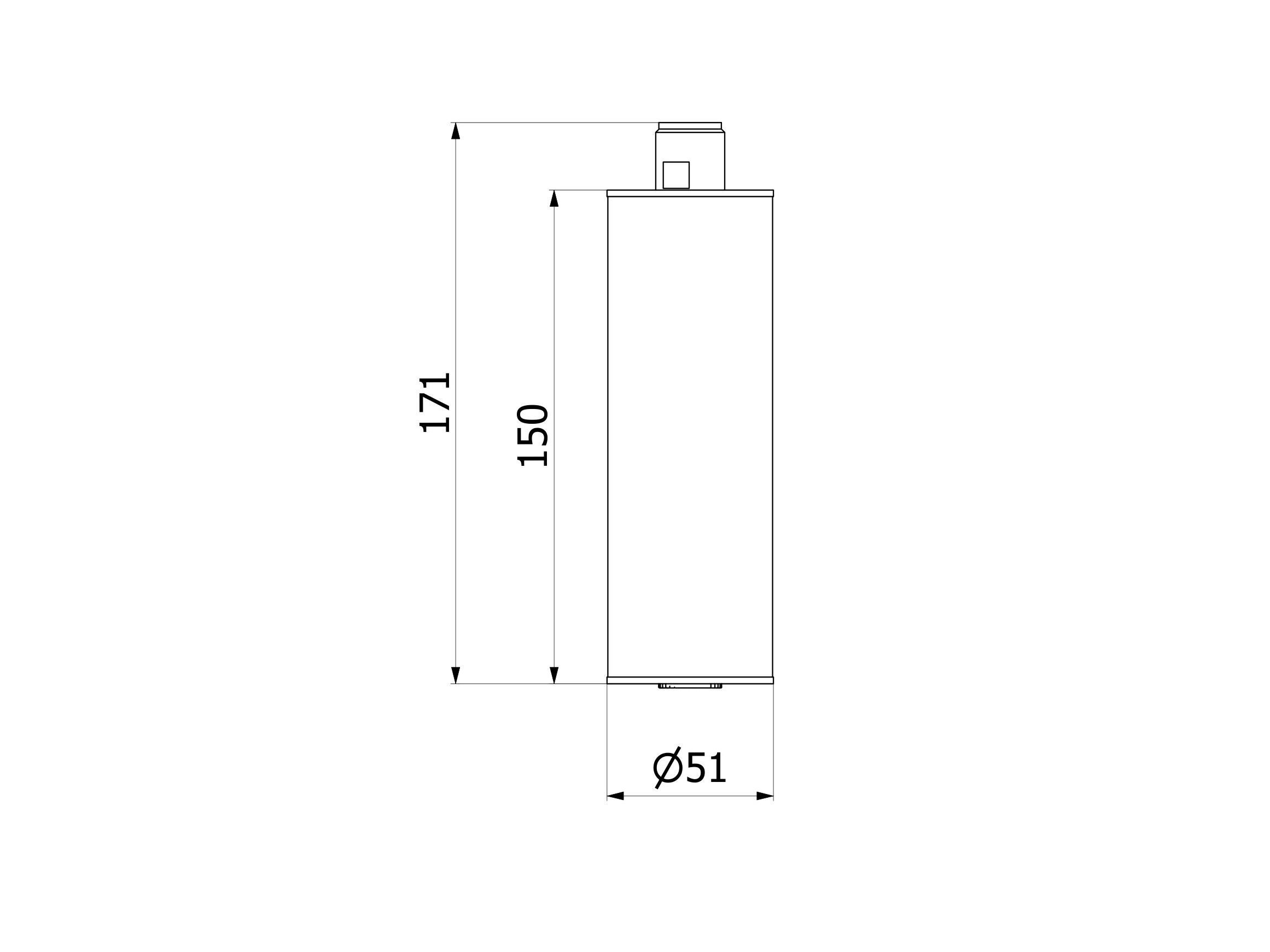 Круглая душевая головка из нержавеющей стали IB насадки для душа Program 316 ARCH-00077324 - Вид №2