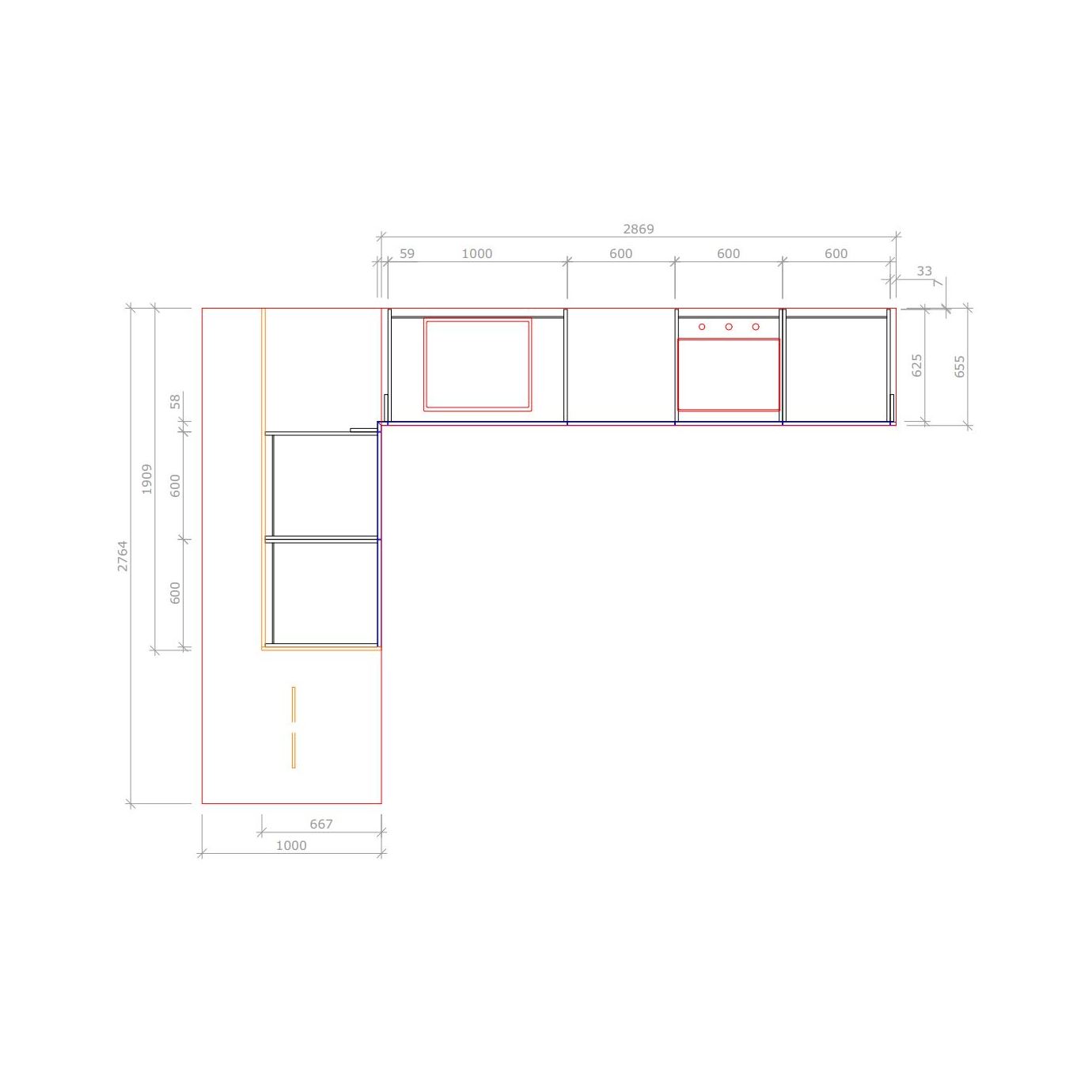 Композиция кухонной мебели / Paso EGGERSMANN sun-id-375138 - Вид №4