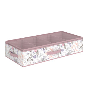 90792250 Коробка для обуви Lilac 35x15x70 см 36.75 л нетканый материал цвет белый/розовый BOTANIC LILAC STLM-0384090 VALIANT