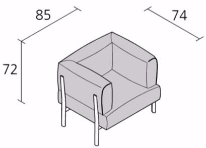 Alias Кресло с подлокотниками Eleven sun-id-1473314 - Вид №4