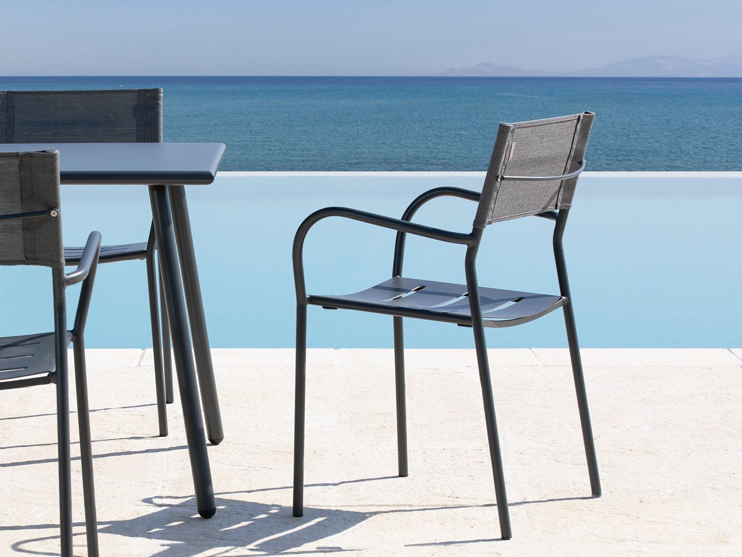 Металлический садовый стул с подлокотниками Vermobil Вера ARCH-00139038 - Вид №6