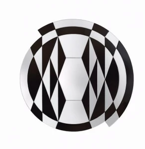 Gallotti&Radice Круглое настенное зеркало из хрусталя