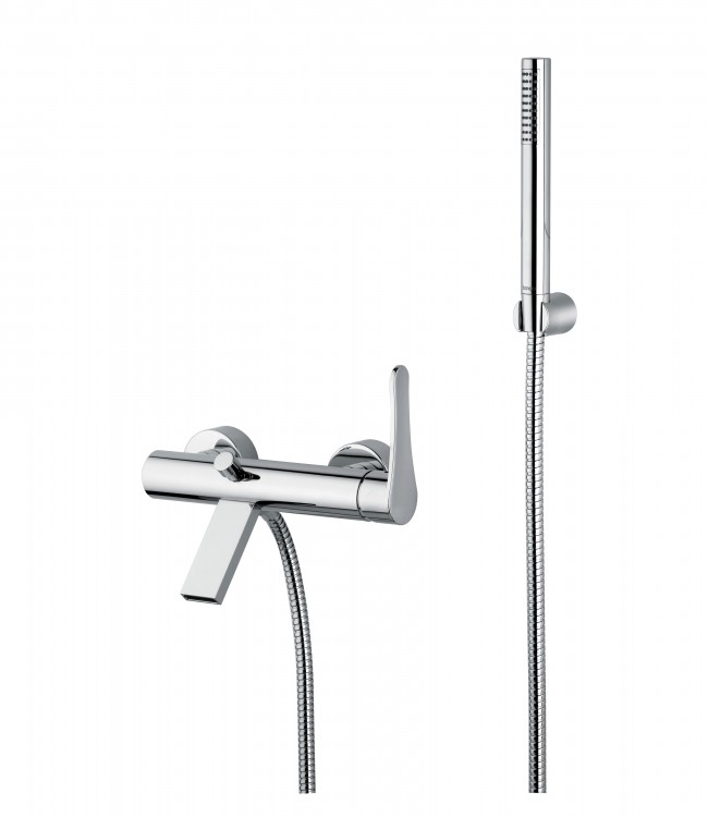 14526 / ДНР Смеситель для ванны внешний с душевым комплектом. Bongio O’Clock 14526/DPR