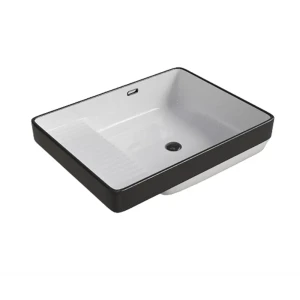 Раковина Slim Black-White накладная на столешницу 56.5x43 см 89316160 STLM-2174224