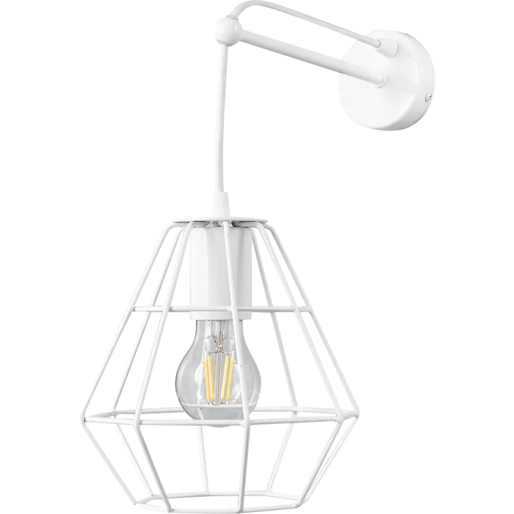 Настенный светильник бра Vitaluce Orso white 1 лампа 3м² E27 цвет белый глянцевая STLM-2008478 - Вид №2