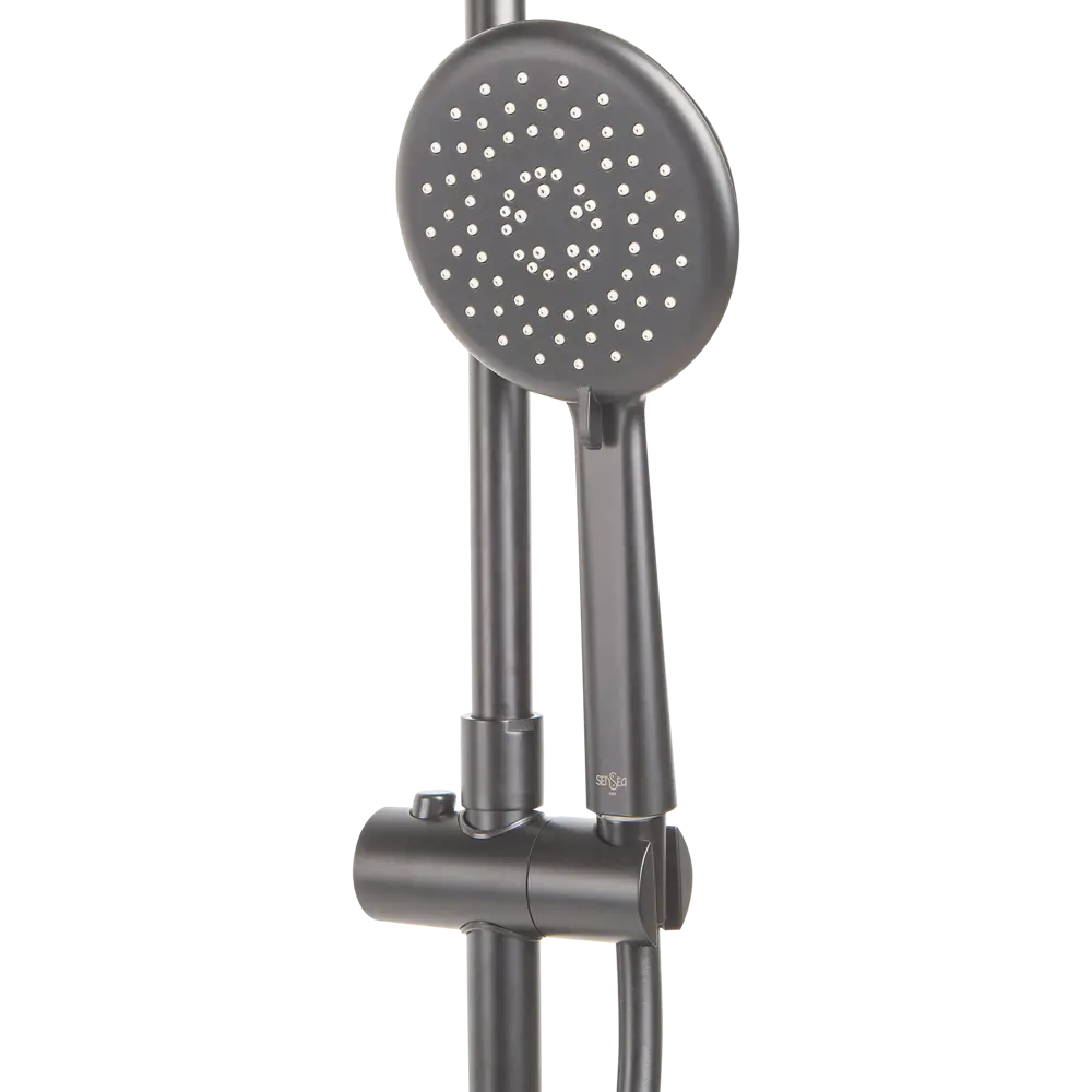 Душевая стойка Sensea Redondo 1 режим цвет чёрный STLM-2077551 - Вид №3