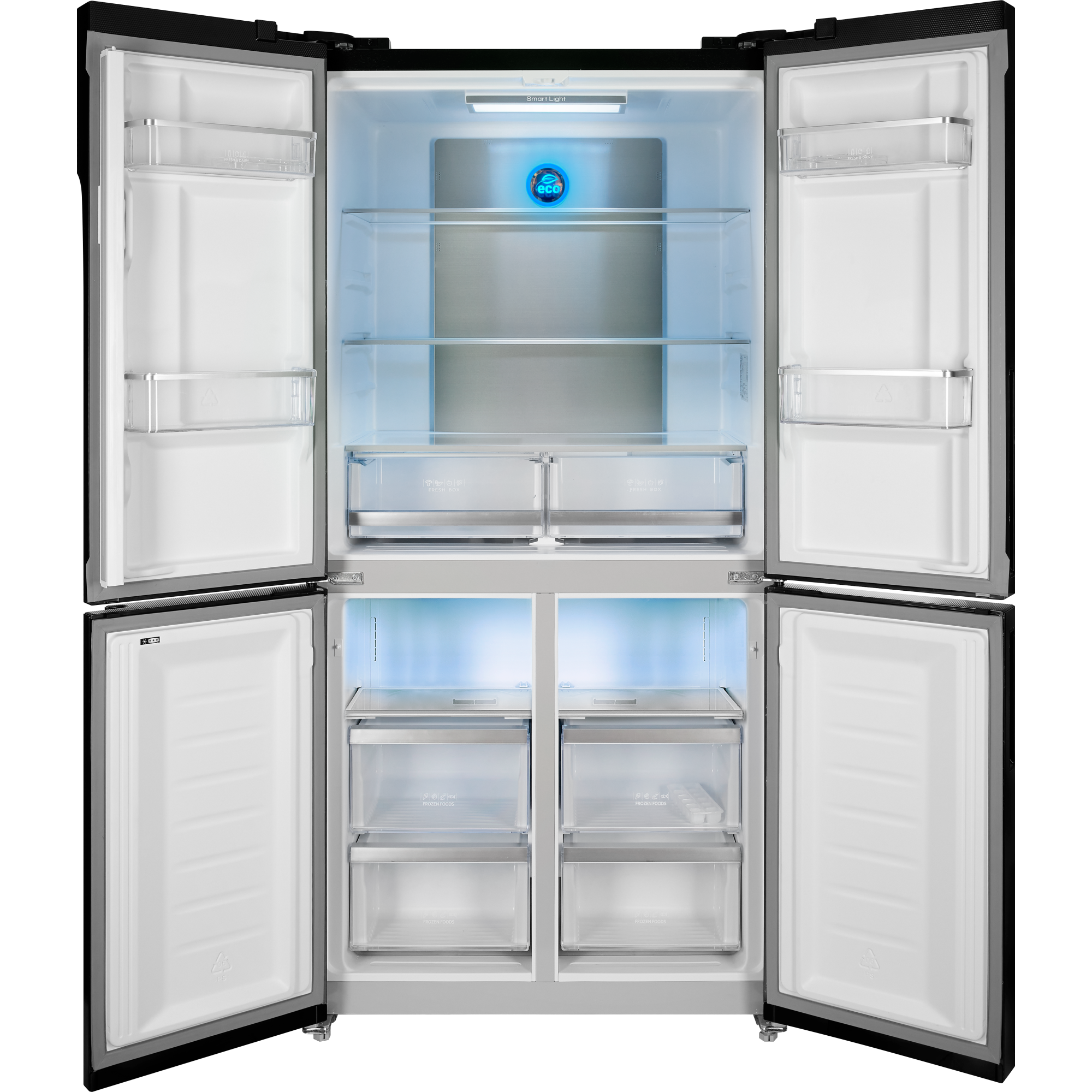 9021357 Холодильник многодверный   HIBERG RFQ-500DX NFDs inverter серый NORDFROST STDN-0084433 - Вид №1