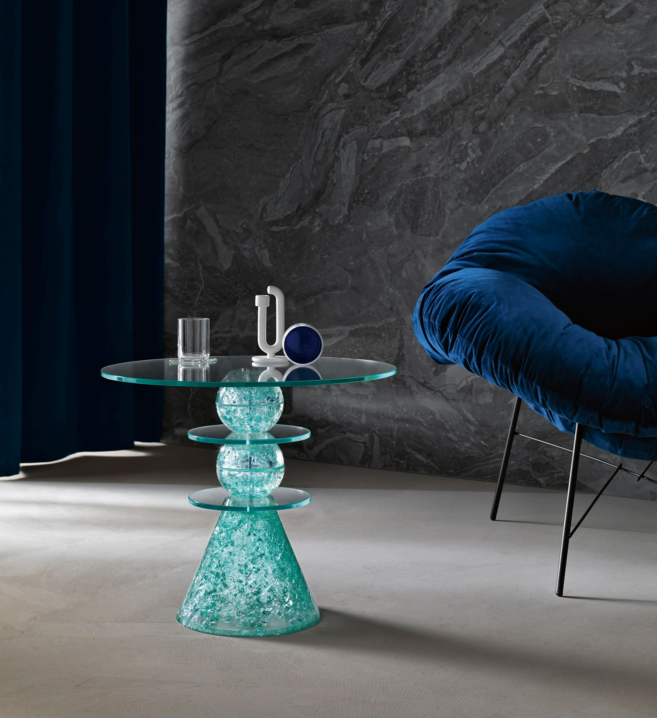 Стеклянный журнальный столик Tonelli Design TURCHINA ARCH-00064066 - Вид №1