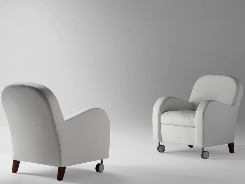 Poltrona Frau Кожаное кресло на колесиках La collezione - divani e poltrone sun-id-1400302 - Вид №1