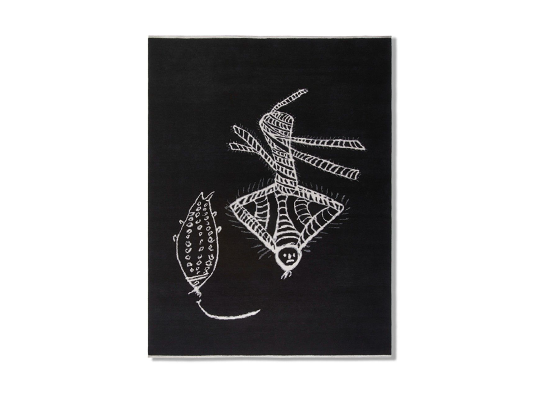 Ковер ручной работы с прямоугольным рисунком CASSINA GRAFFITI ARCH-00065112