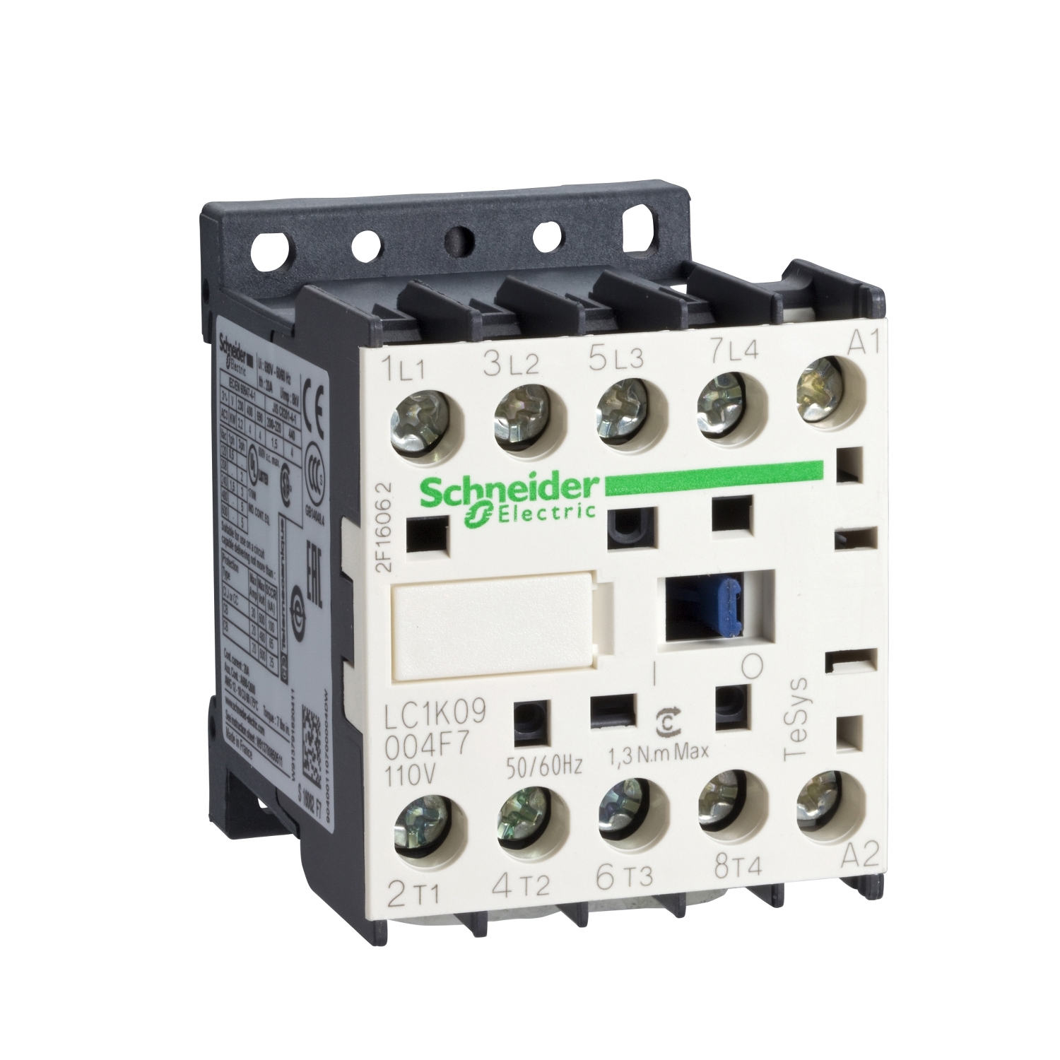 LC1K09008D7 Контактор LC1K 4P 25А 400/42В AC 4кВт Schneider Electric TeSys 
