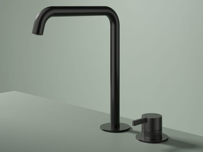 Латунь 2 отверстия высокий смеситель для раковины Hotbath Ace ARCH-00010239