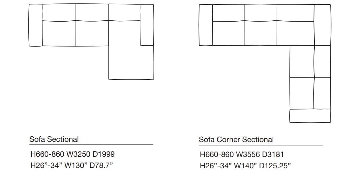 Тканевый диван с полуостровом Case Kelston ARCH-00071647 - Вид №2