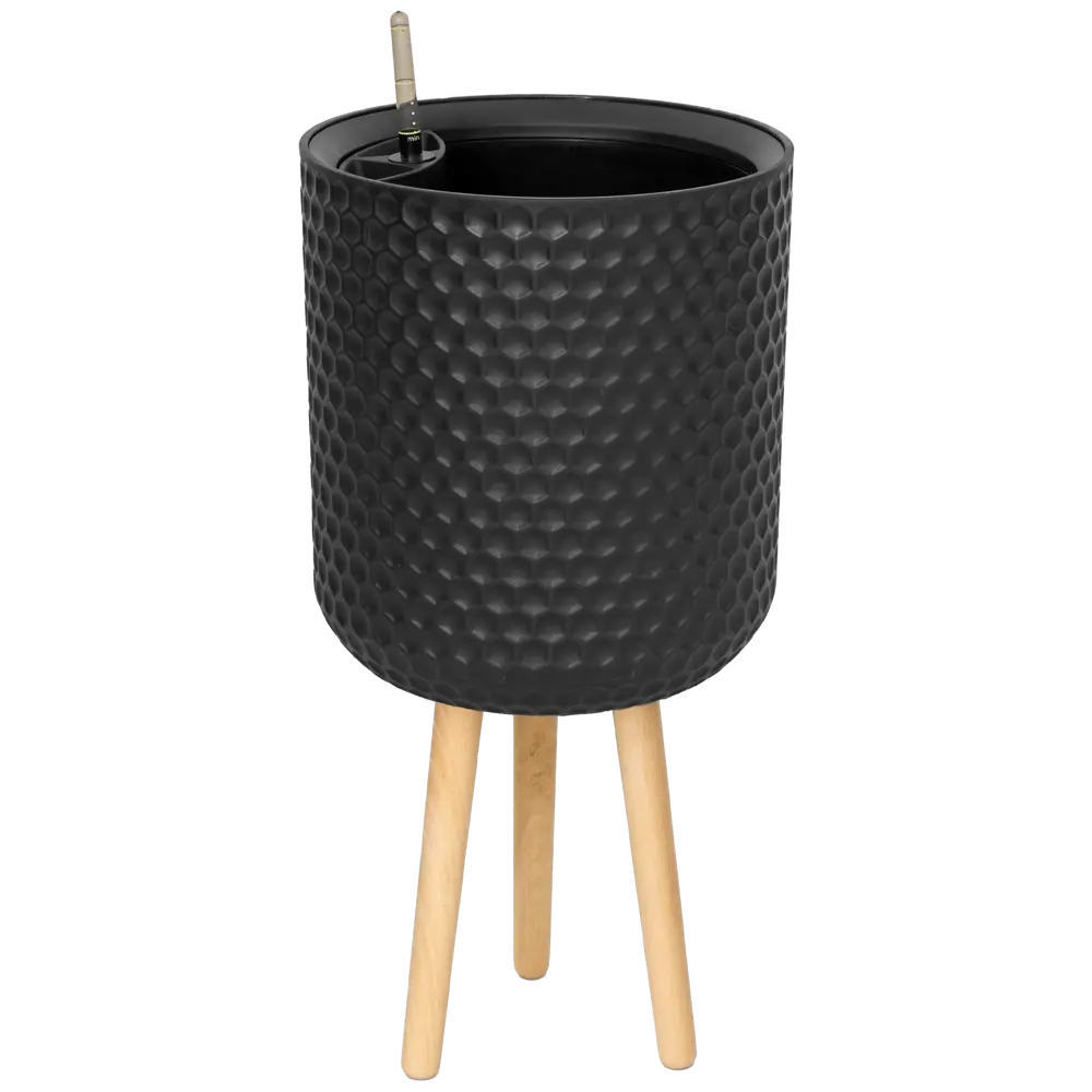 Кашпо для цветов Ola Dom Kerama 12 л антрацит Santreyd STLM-2107572 - Вид №2