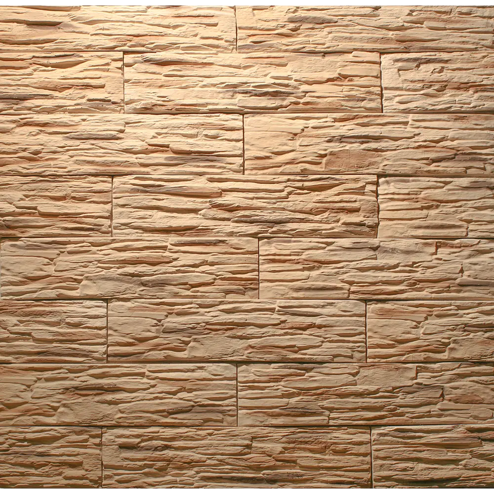 Камень искусственный Ramo Слимлайн слэйт желто-коричневый 1м² STLM-2123619