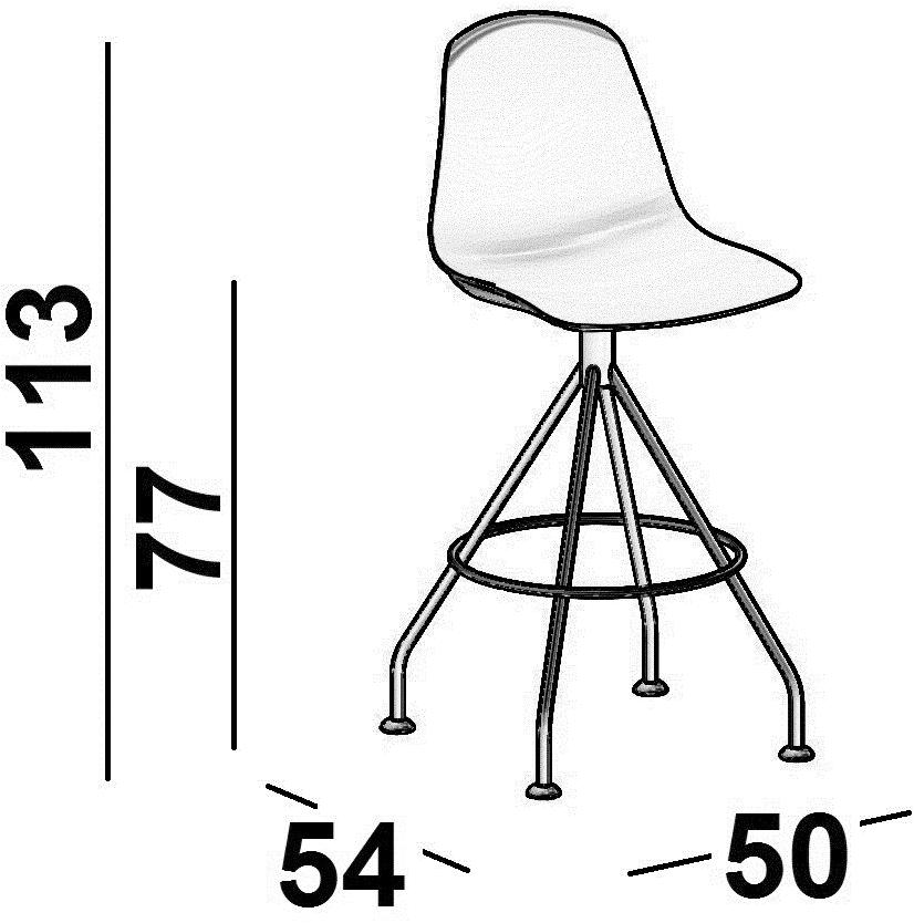 Luxy Стул на козелке из полипропилена Epoca sun-id-1441028 - Вид №5