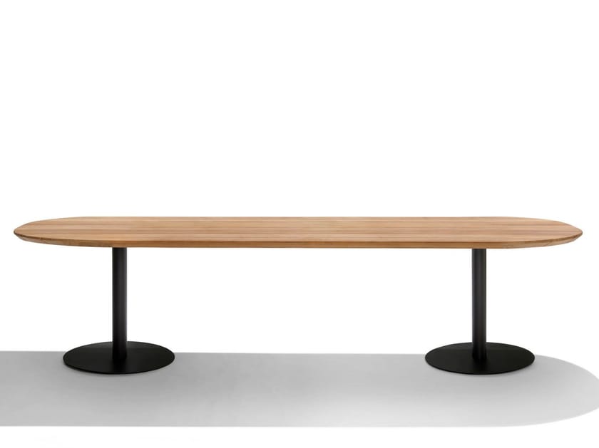 Садовый стол из тикового дерева TRIBÙ T-Table ARCH-00065281