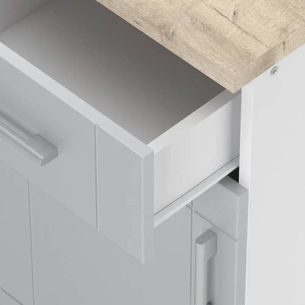 Шкаф напольный Тортора-2 67x40 см МДФ цвет серый Santreyd STLM-2091043 - Вид №8