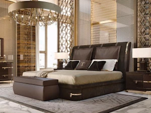 Turri Кровать двуспальная мягкая для гостиниц Diamond