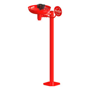 92250 Нержавеющий отдельно стоящий глазной душ с двумя головками, чашей и пусковым рычагом SANELA