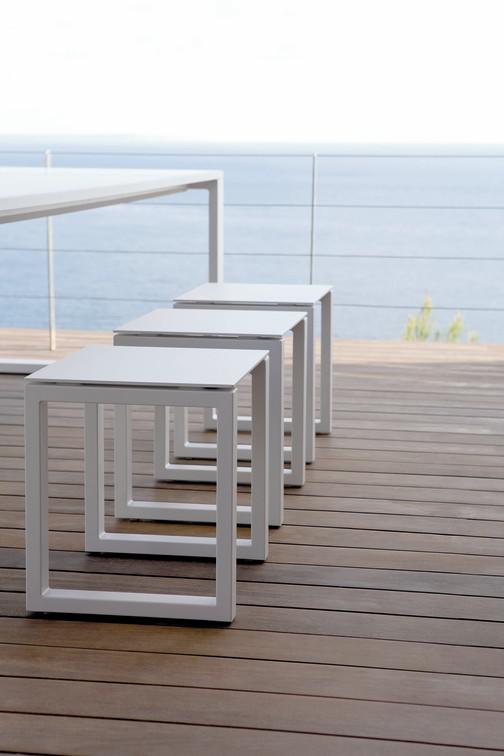 MNST490 Обеденный стол pca white f8 ⌀130см Manutti Fuse - Вид №9