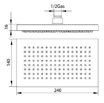 386914 Верхний душ Bandini Dive Santreyd  - Вид №1