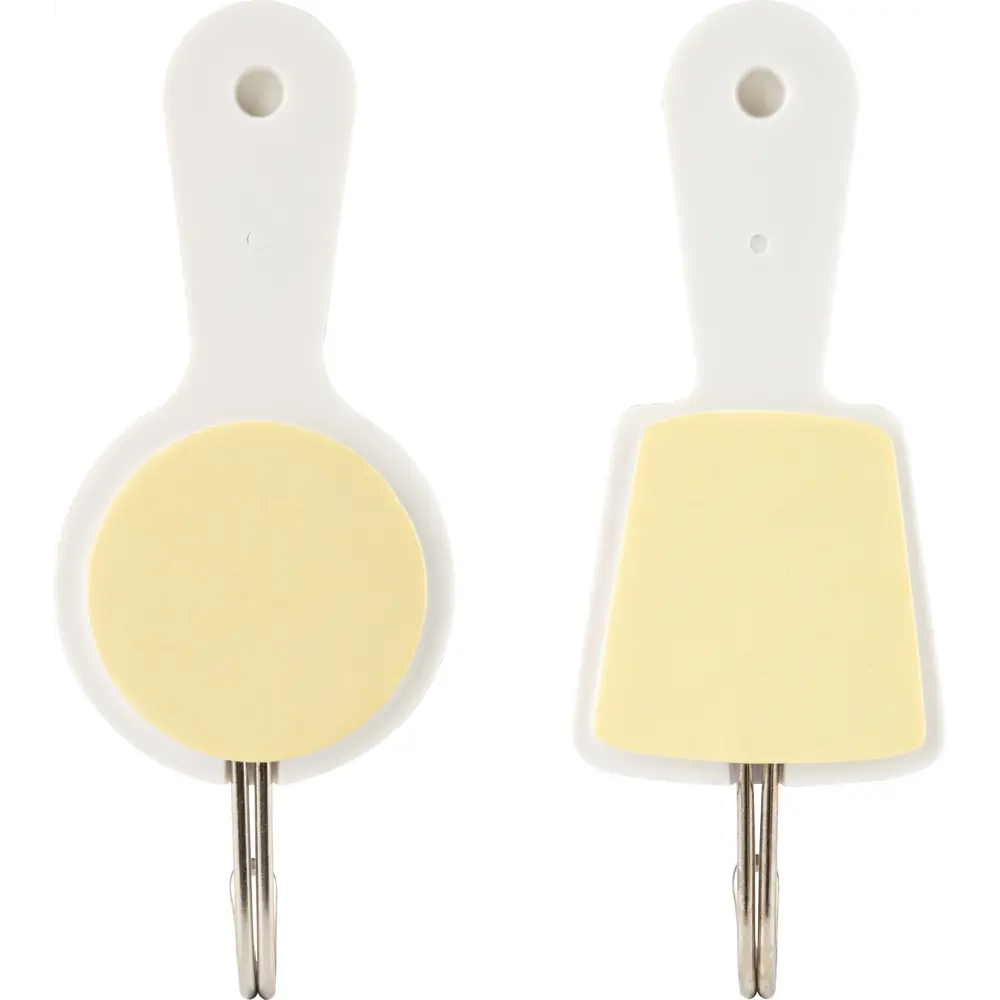 Набор крючков самоклеящиеся Кухня 4x10 см, розовый 2 шт Santreyd STLM-2152644 - Вид №2