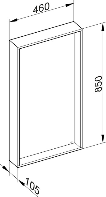 33095302000 Зеркало хрустальное KEUCO Plan - Вид №12