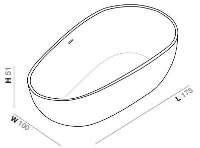 INBANI Овальная ванна sun-id-1493627 - Вид №2