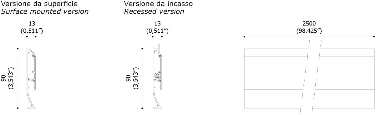 Aldabra Алюминиевый плинтус со светодиодной подсветкой sun-id-1357081 - Вид №6