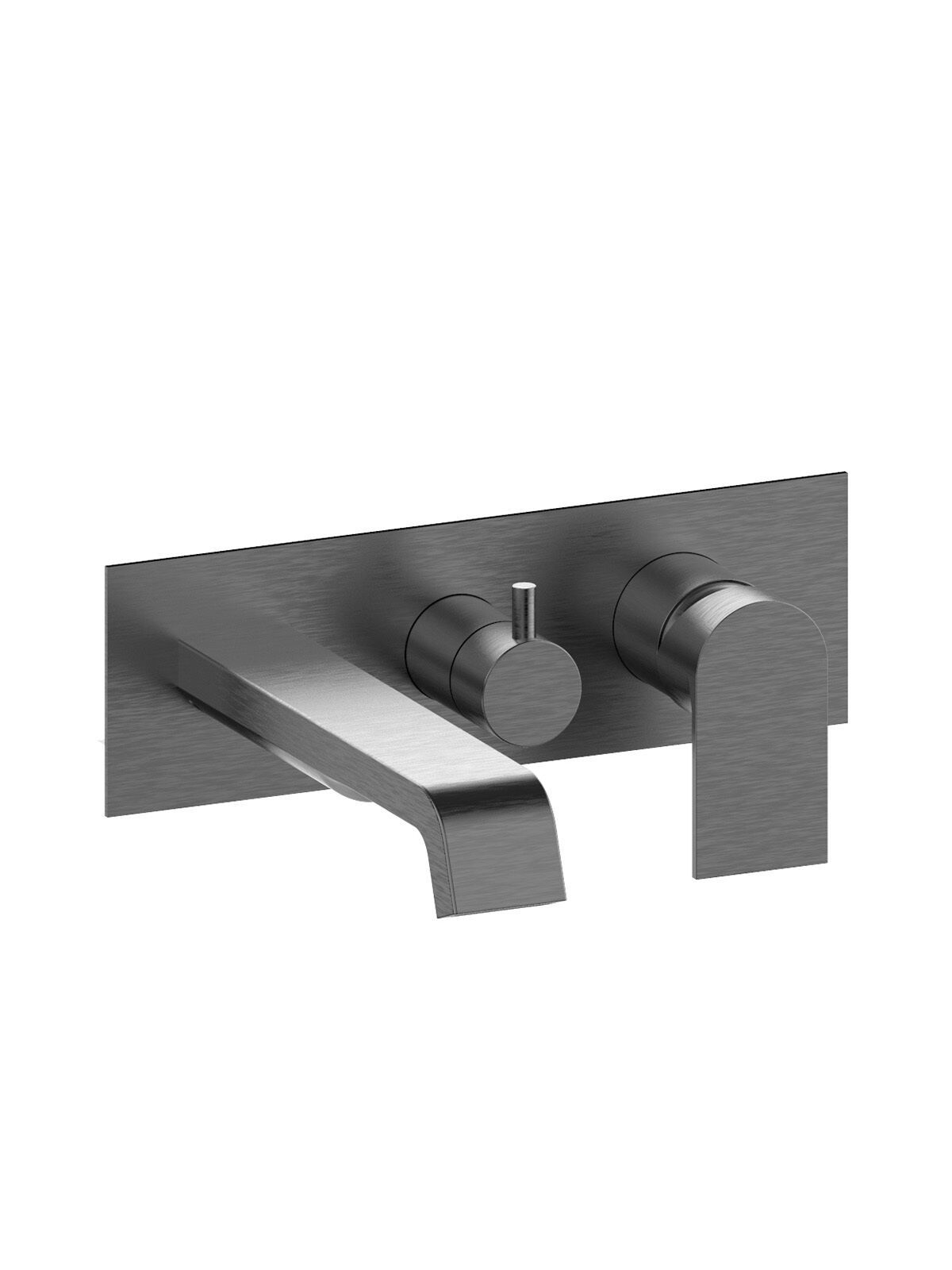 Однорычажный смеситель для ванны с 3 отверстиями с пластиной Rubinetterie Frattini отдельная эстетика ARCH-00054513 - Вид №9