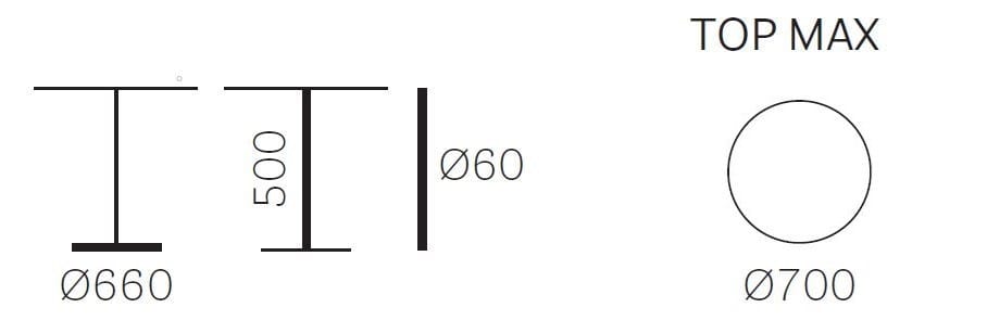 Круглый стол для контракта Pedrali Ypsilon ARCH-00112142 - Вид №2