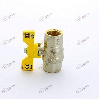 Кран шаровый FIV для газа 3/4'' ВВ FUTURGAS бабочка 80010035