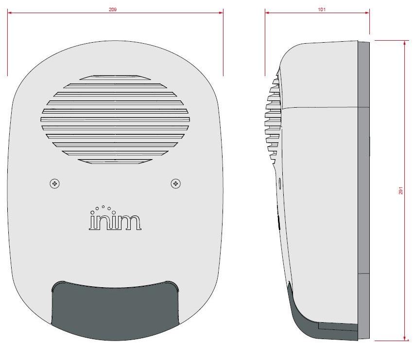 INIM ELECTRONICS Беспроводная уличная сирена с пеногасителем Air 2 sun-id-1496192 - Вид №1