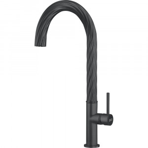 Смеситель кухонный  Franke Maris Free by Dror Поворотный излив Черный матовый