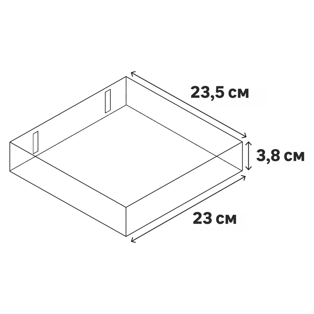 Полка настенная Spaceo Paris 23x23.5 см МДФ цвет чёрный 82877510 STLM-2090225  - Вид №6