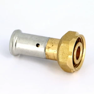 Муфта В пресс с накидной гайкой евроконус HENCO 16х3/4"