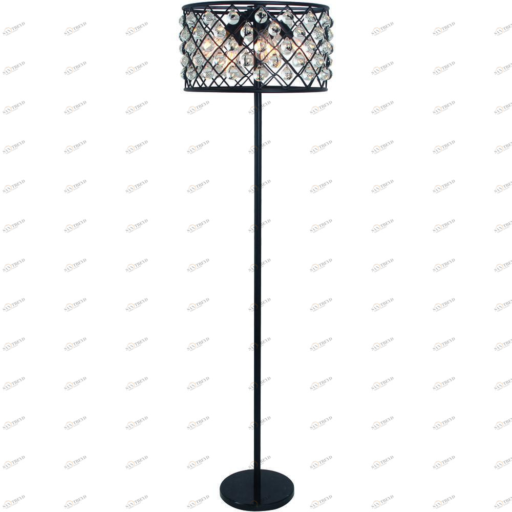 Торшер Divinare Brava 8203/01 PN-5 DIVINARE ЭЛИТНЫЕ 081234 Прозрачный;черный 