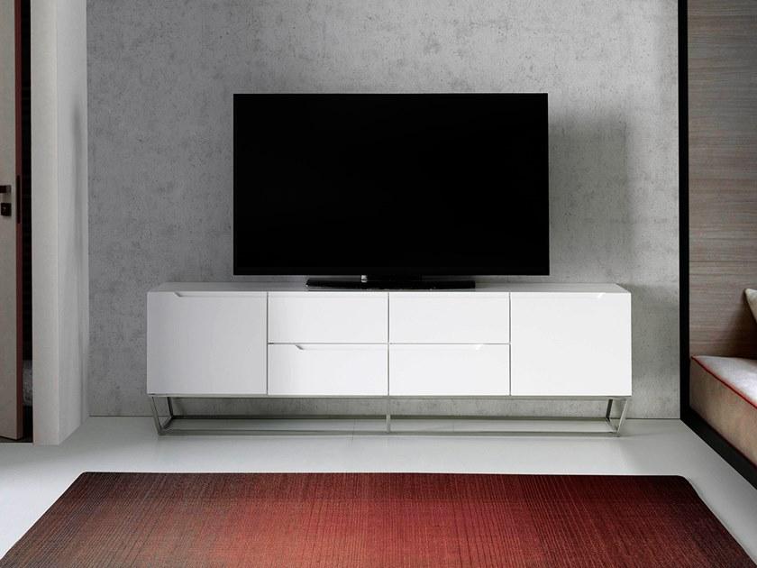 Angel Cerdá Тумба под телевизор из лакированной мдф с ящиками Urban deco 3105 cp1801-tv Angel Cerda - Вид №4