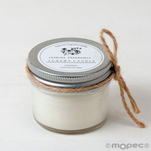 HI68 Ароматическая свеча жасмина в бутылках Dekoraniaevents Bodas