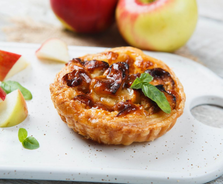 2039 Тарталетка с печеными яблоками, грецкими орехами и изюмом Вкусляндия  - Вид №2