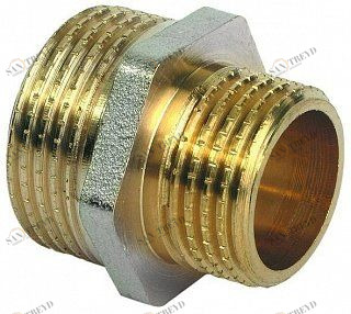 Ниппель    1/2"x3/8'' латунь TIEMME 1500074