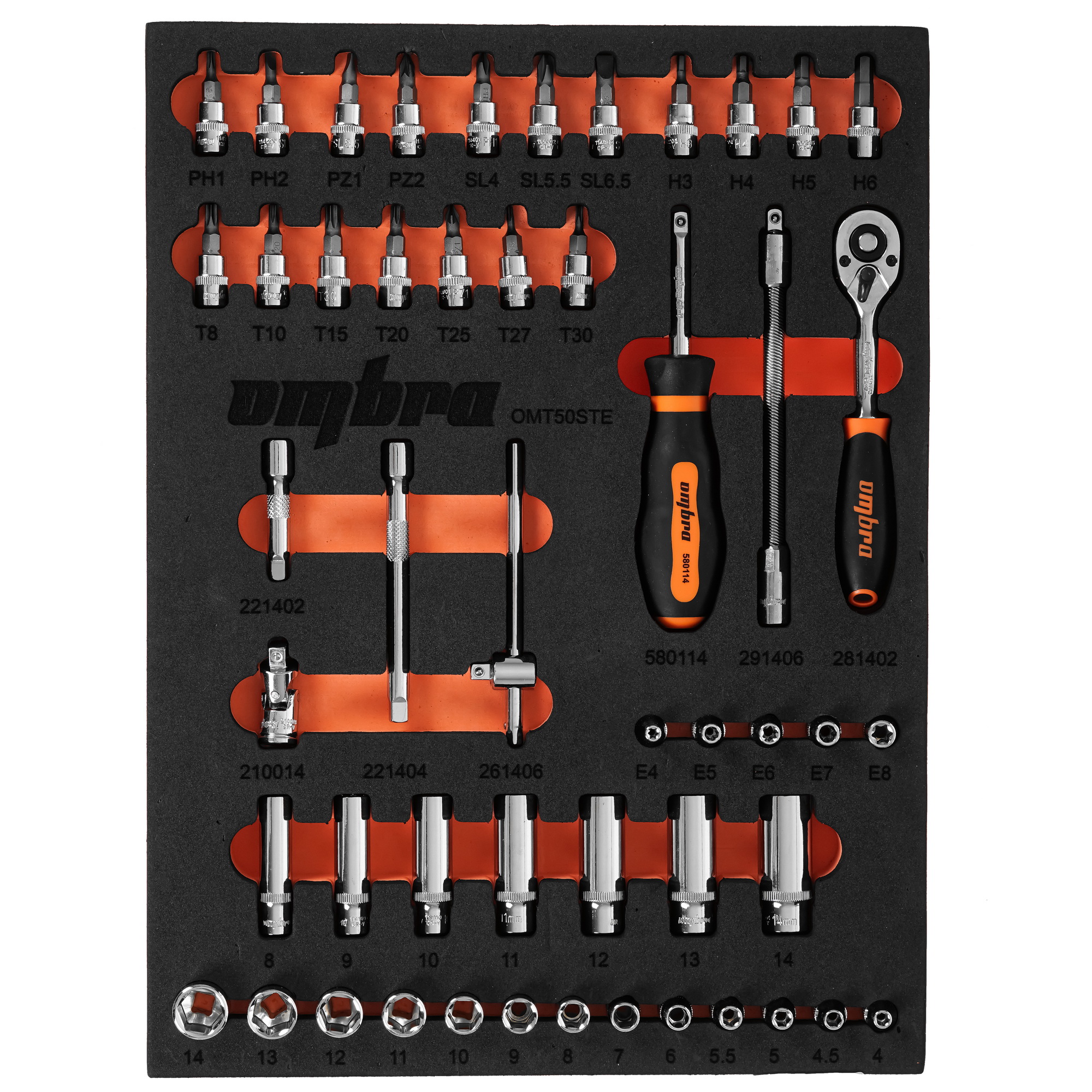 Набор инструментов Ombra OMT50STE 9103317 STDN-0032728