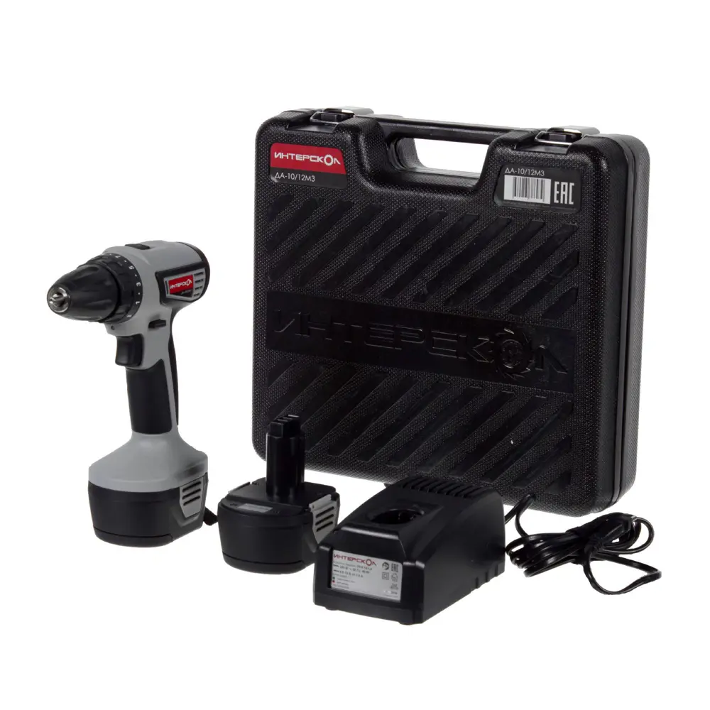 Шуруповерт Интерскол ДА-10/12 М3, Ni-Cd 12 В, 1,5 Ач STLM-2094629 - Вид №3