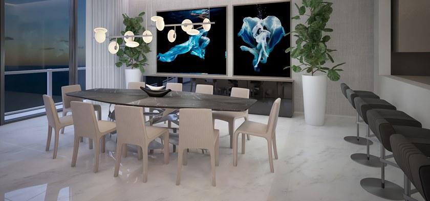 MORADA Обеденный стол из мрамора и металла Crown Crown dth - Вид №1