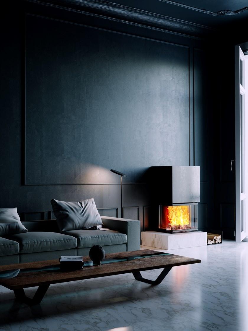 Austroflamm Каминная топка на дровах с панорамным остеклением sun-id-1348801 - Вид №1