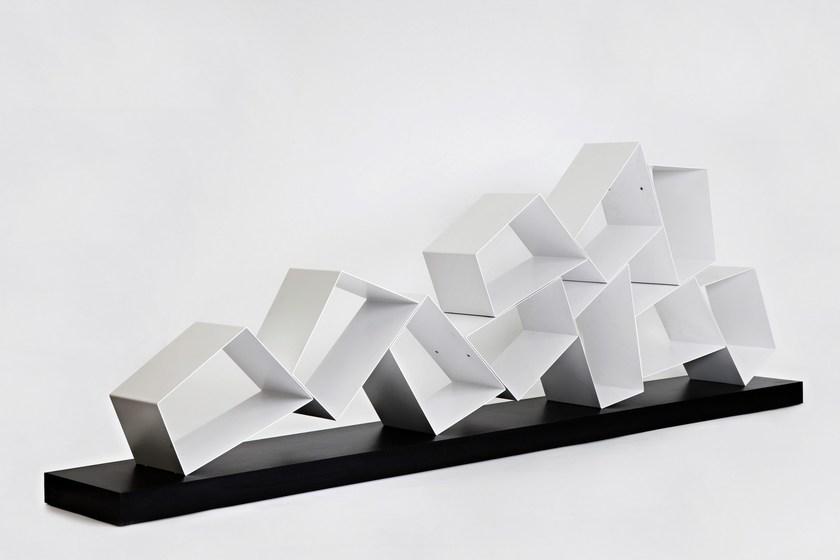 Ronda Design Книжный шкаф двухсторонний разделительный металлический sun-id-1405154 - Вид №2