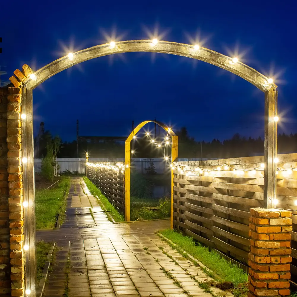 Гирлянда белт-лайт из лампочек Neon-Night Belt Light 10 м 30 ламп IP65 цвет желтый Santreyd STLM-2194293 - Вид №7