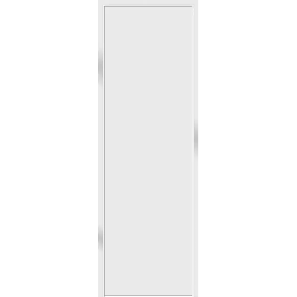 Дверь межкомнатная глухая Invisible Opt 60x200 см левая ПВХ цвет белый 89439050 STLM-2015789 VELLDORIS 